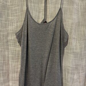 Gray Women's Spaghetti Strap Top